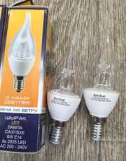 Светодиодная LED лампа C37/SXE 6W цена от 660 тенге Eco-svet